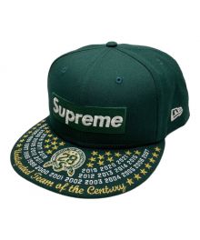 SUPREME×NEWERA（シュプリーム×ニューエラ）の古着「Undisputed Box Logo Cap」｜グリーン