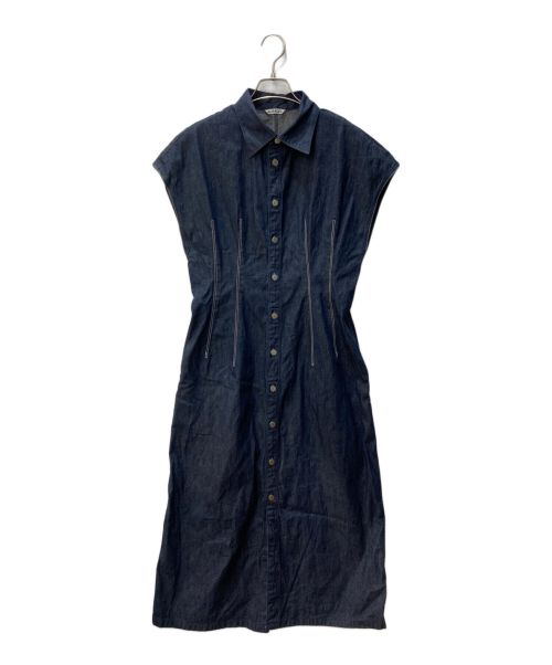 AURALEE（オーラリー）AURALEE (オーラリー) HARD TWIST LIGHT DENIM ONE-PIECE　A21SD06LD インディゴ サイズ:Sの古着・服飾アイテム