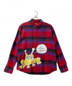 SUPREMEシュプリーム）の古着「Daniel Johnston Plaid Shirt」｜レッド