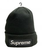 SUPREME×New Eraシュプリーム×ニューエラ）の古着「box logo beanie」｜ブラック