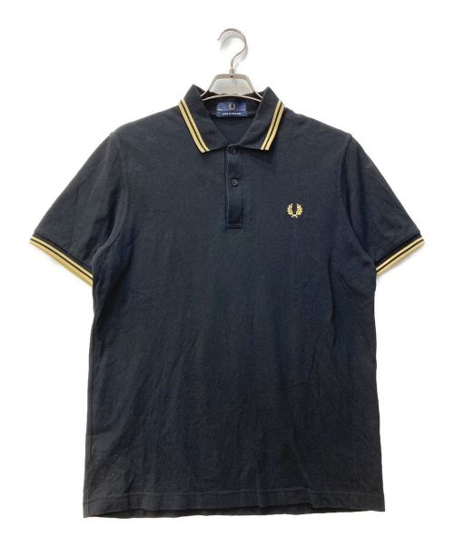 FRED PERRY（フレッドペリー）FRED PERRY (フレッドペリー) ポロシャツ ブラック サイズ:SIZE 42の古着・服飾アイテム