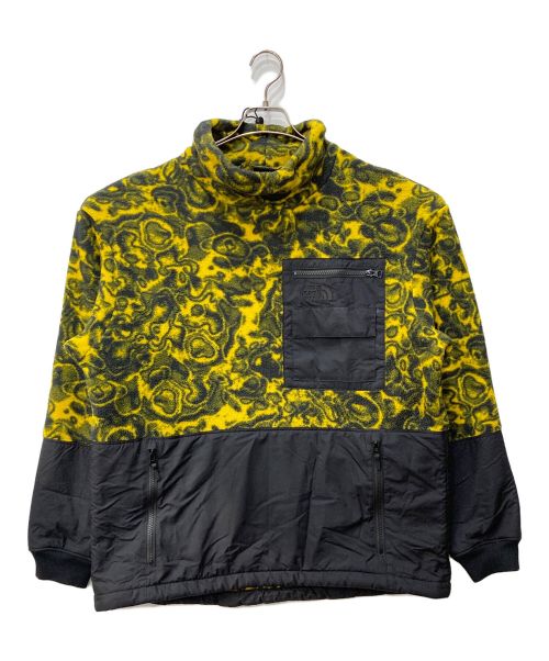 THE NORTH FACE（ザ ノース フェイス）THE NORTH FACE (ザ ノース フェイス) 切替フリーススウェット イエロー×ブラック サイズ:Ｌの古着・服飾アイテム