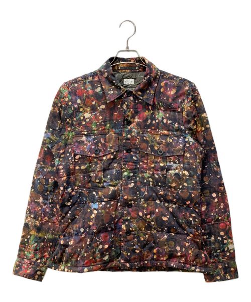 PAUL SMITH（ポールスミス）PAUL SMITH (ポールスミス) 総柄ダウントラッカージャケット レッド サイズ:Ｍの古着・服飾アイテム