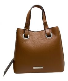 TUSCANY  LEATHER（トスカニーレザー）の古着「2WAYレザーバッグ」｜ブラウン