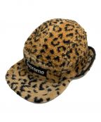 SUPREMEシュプリーム）の古着「Leopard Polar Fleece Earflap Camp Cap」