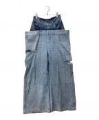 MAISON SPECIALメゾンスペシャル）の古着「Double Waist Baggy Denim Pants」｜ブルー