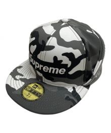 New Era×SUPREME（ニューエラ×シュプリーム）の古着「キャップ」｜グレー