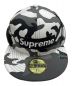 New Era (ニューエラ) SUPREME (シュプリーム) キャップ グレー サイズ:7 5/8：6000円