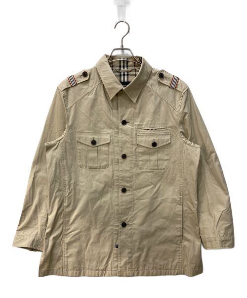 BURBERRY BLACK LABEL（バーバリーブラックレーベル）BURBERRY BLACK LABEL (バーバリーブラックレーベル) サファリジャケット ベージュ サイズ:Lの古着・服飾アイテム