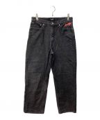 X-LARGE×IT'S A LIVINGエクストララージ×）の古着「DENIM PANTS」｜ブラック