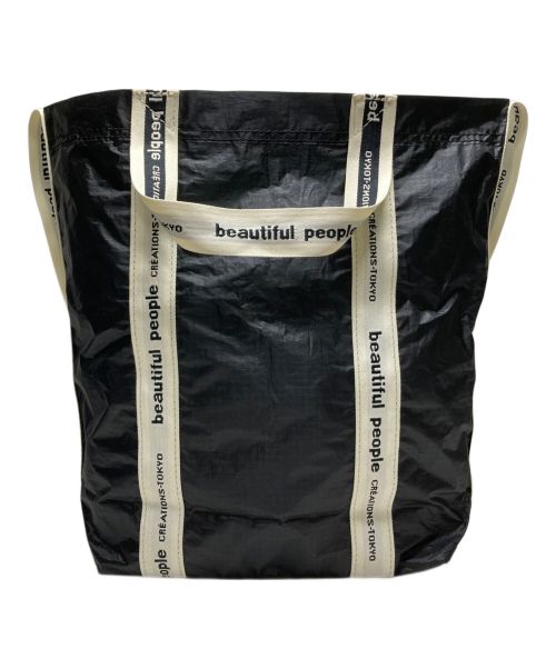 beautiful people（ビューティフルピープル）beautiful people (ビューティフルピープル) sail cloth logo tape shoulder bagの古着・服飾アイテム