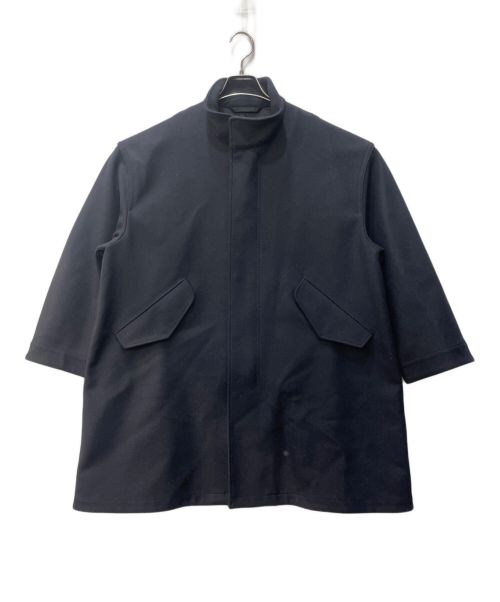 Spick and Span（スピックアンドスパン）Spick and Span (スピックアンドスパン) スタンドカラーウールコート ネイビー サイズ:38の古着・服飾アイテム