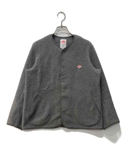 DANTON（ダントン）DANTON (ダントン) FLEECE COLLARLESS JACKET グレー サイズ:36の古着・服飾アイテム