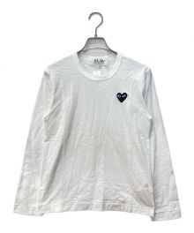 PLAY COMME des GARCONS（プレイ コムデギャルソン）の古着「UNISEX LONG SLRRVE T-SHIRTS」｜ホワイト