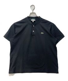 LACOSTE×BEAMS GOLF（ラコステ×ビームスゴルフ）の古着「ヘンリーネックカットソー」｜ブラック