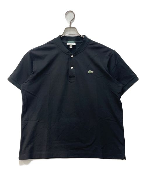 LACOSTE（ラコステ）LACOSTE (ラコステ) BEAMS GOLF (ビームスゴルフ) ヘンリーネックカットソー ブラック サイズ:US:Lの古着・服飾アイテム