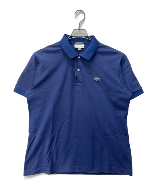 LACOSTE（ラコステ）LACOSTE (ラコステ) BEAMS GOLF (ビームスゴルフ) 半袖ポロシャツ ネイビー サイズ:US:Lの古着・服飾アイテム