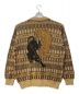 LU'U DAN (LU'U DAN) TAN&BLACK JACQUARD LEOPARDS CARDIGAN ブラウン サイズ:M：10000円