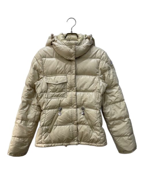 MONCLER（モンクレール）MONCLER (モンクレール) ダウンジャケット アイボリーの古着・服飾アイテム