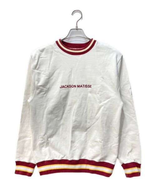 JACKSON MATISSE（ジャクソンマティス）JACKSON MATISSE (ジャクソンマティス) クルーネックリンガースウェット ホワイト サイズ:Mの古着・服飾アイテム