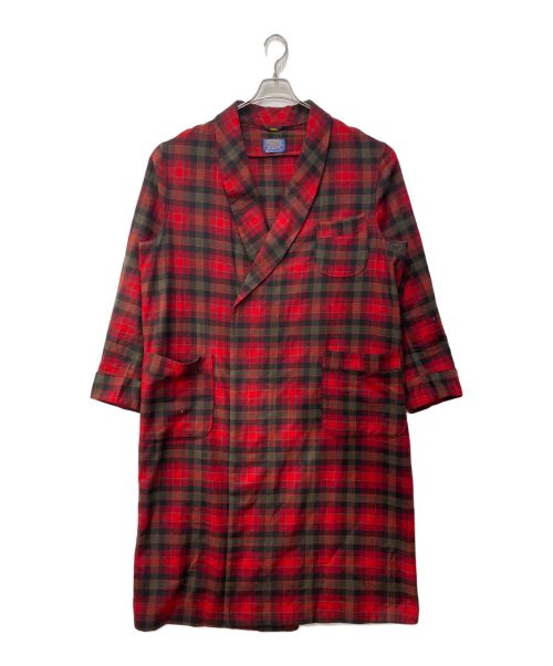 PENDLETON（ペンドルトン）PENDLETON (ペンドルトン) 60ｓガウンコート レッド サイズ:XLの古着・服飾アイテム