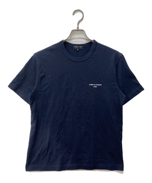 COMME des GARCONS HOMME（コムデギャルソン オム）COMME des GARCONS HOMME (コムデギャルソン オム) LOGO TEE ネイビー サイズ:Mの古着・服飾アイテム