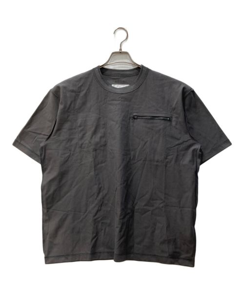 sacai（サカイ）sacai (サカイ) Cotton Jersey T-Shirt グレー サイズ:Lの古着・服飾アイテム