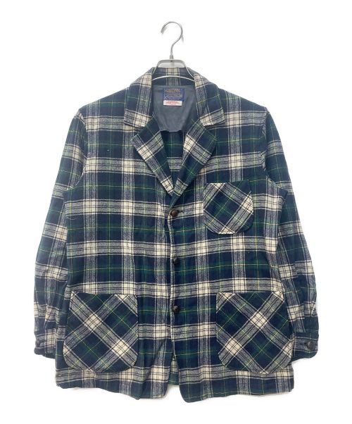 PENDLETON（ペンドルトン）PENDLETON (ペンドルトン) ウールテーラードジャケット グリーン サイズ:Mの古着・服飾アイテム