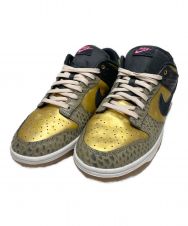 NIKE (ナイキ) DUNK LOW PRM ゴールド サイズ:29