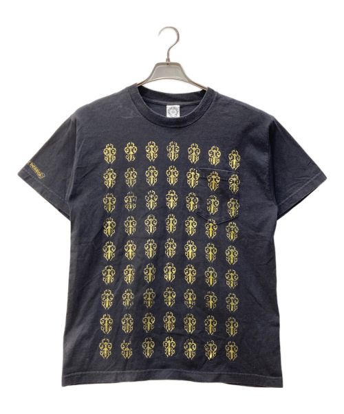 CHROME HEARTS（クロムハーツ）CHROME HEARTS (クロムハーツ) ヴァインダガープリントTシャツ ブラック サイズ:Ｌの古着・服飾アイテム