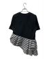 BORDERS at BALCONY (ボーダーズアットバルコニー) GATHERED SLEEVE TEE ブラック サイズ:38：13000円