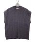 Phlannel（フランネル）の古着「Wool Yak Cable Knit Vest」｜パープル