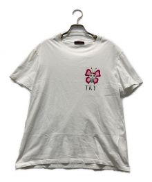 VALENTINO（ヴァレンティノ）の古着「ティー ケイワイ ザ・バタフライTシャツ」｜ホワイト