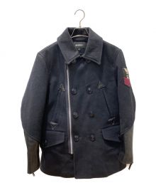 AVIREX（アヴィレックス）の古着「NAVAL PEA-JACKET」｜ブラック