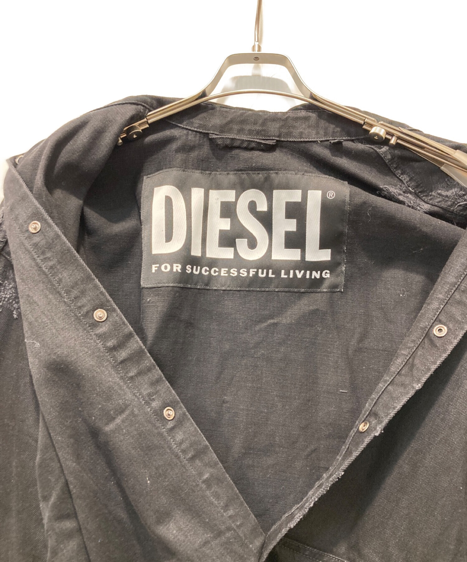 中古・古着通販】DIESEL (ディーゼル) ダメージ加工アシンメトリー