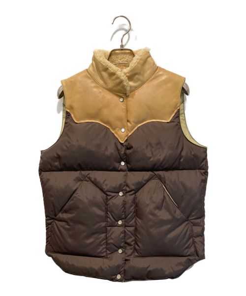 RockyMountainFeatherBed（ロッキーマウンテンフェザーベッド）RockyMountainFeatherBed (ロッキーマウンテンフェザーベッド) CRISTY VEST ブラウン サイズ:9/10の古着・服飾アイテム