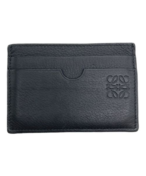 LOEWE（ロエベ）LOEWE (ロエベ) RAINBOW PLAIN CARD HOLDER シルバー×ブラックの古着・服飾アイテム