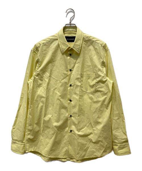 YUKI HASHIMOTO（ユウキハシモト）YUKI HASHIMOTO (ユウキハシモト) CONTRAST STICH SHIRTS イエロー サイズ:48の古着・服飾アイテム