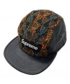 SUPREMEシュプリーム）の古着「MAGEE Diamond Tweed Camp Cap」｜ブラック