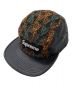 Supreme（シュプリーム）の古着「MAGEE Diamond Tweed Camp Cap」｜ブラック