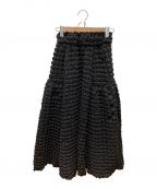 TSURU by MARIKO OIKAWAツルバイマリコオイカワ）の古着「デザインスカート」｜ブラック