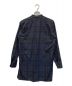 Engineered Garments (エンジニアド ガーメンツ) チェックPOシャツ ネイビー サイズ:S：1980円