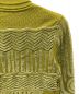 中古・古着 mame kurogouchi (マメクロゴウチ) Jomon Pattern HighNeck KnittedTop カーキ サイズ:1：17000円