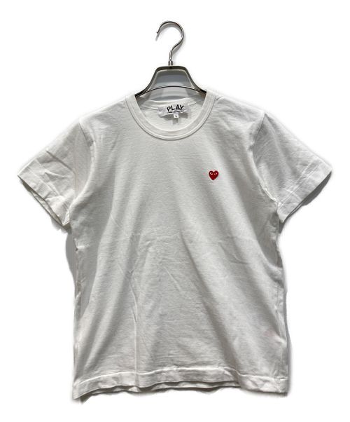 PLAY COMME des GARCONS（プレイ コムデギャルソン）PLAY COMME des GARCONS (プレイ コムデギャルソン) Tシャツ ホワイト サイズ:Lの古着・服飾アイテム