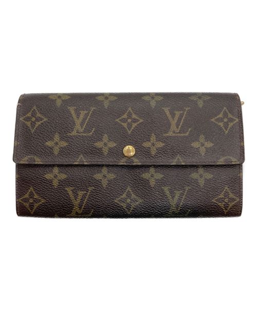 LOUIS VUITTON（ルイ ヴィトン）LOUIS VUITTON (ルイ ヴィトン) 長財布 ブラウンの古着・服飾アイテム