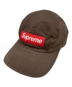 SUPREMEシュプリーム）の古着「Washed Chino Twill camp cap」｜ブラウン