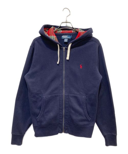 POLO RALPH LAUREN（ポロ・ラルフローレン）POLO RALPH LAUREN (ポロ・ラルフローレン) ジップパーカー ネイビー サイズ:Lの古着・服飾アイテム