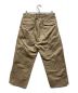 is-ness (イズネス) EDITORIAL WIDE CHINO PANTS ベージュ サイズ:38：4800円