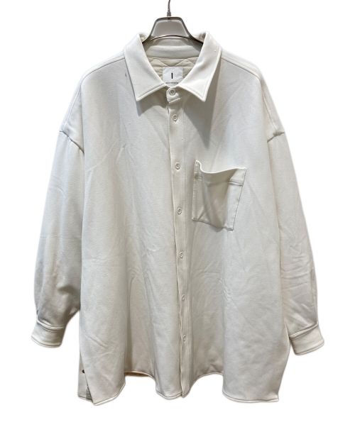 I（アイ）I (アイ) QUILTED OVER SHIRT ホワイト サイズ:2の古着・服飾アイテム