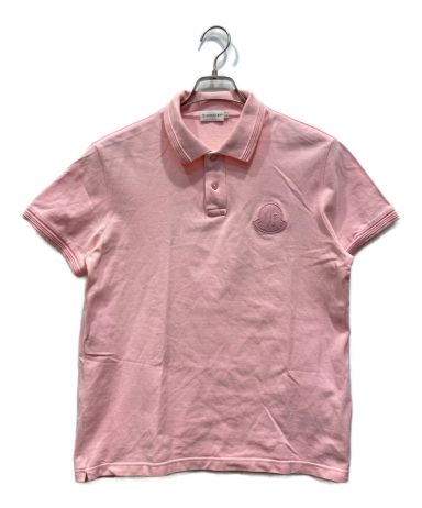 中古・古着通販】MONCLER (モンクレール) ポロシャツ ピンク サイズ:L 